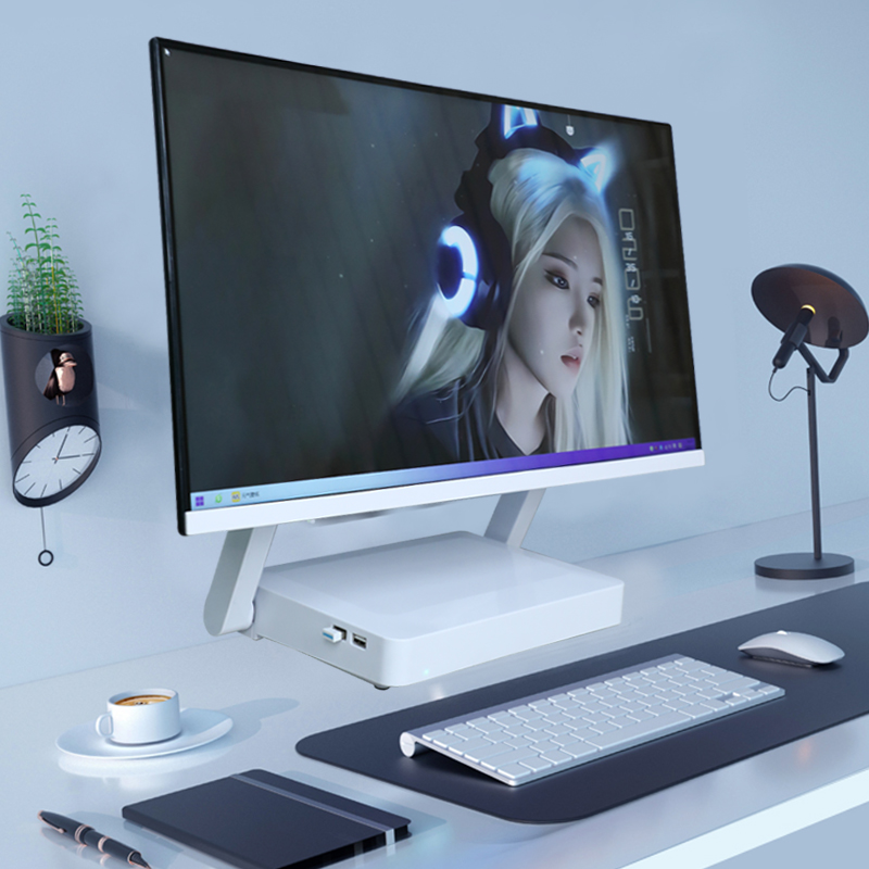 I7i5全新inter家用办公一体机台式电脑可旋转 无线充电功能蓝牙