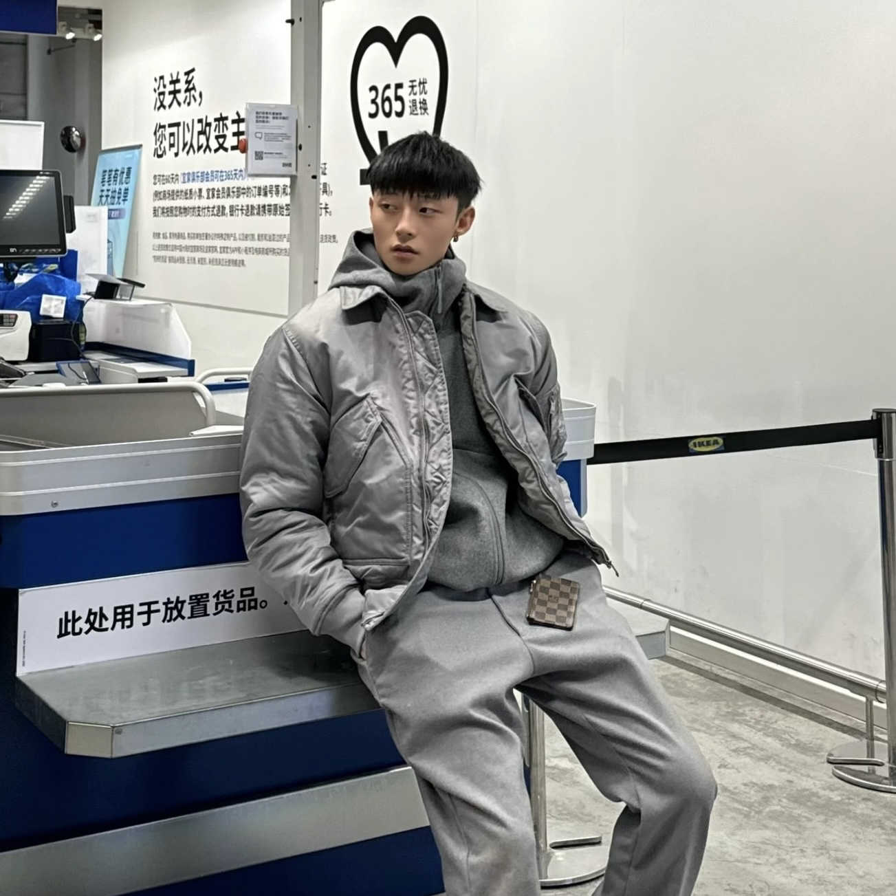 ZTKG美式飞行员夹克廓形棉服加厚空军翻领cwu-45p袄军ins棒球服男