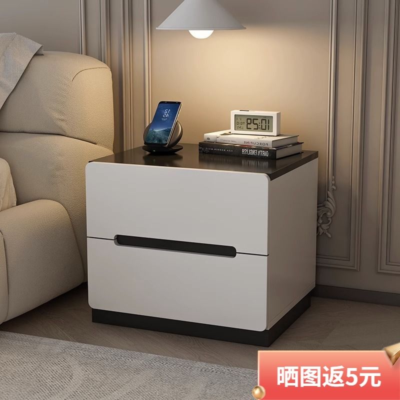 【小扬哥推荐】床头柜现代简约家用卧室高级感床边柜简易新款收纳
