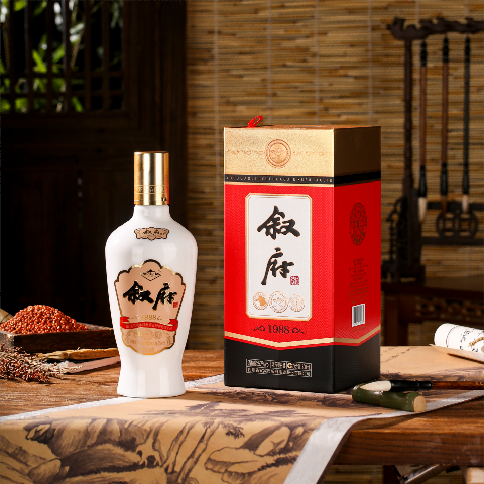 叙府老酒（1988）纯粮优级浓香型白酒 高档商务宴请五粮52度500ml