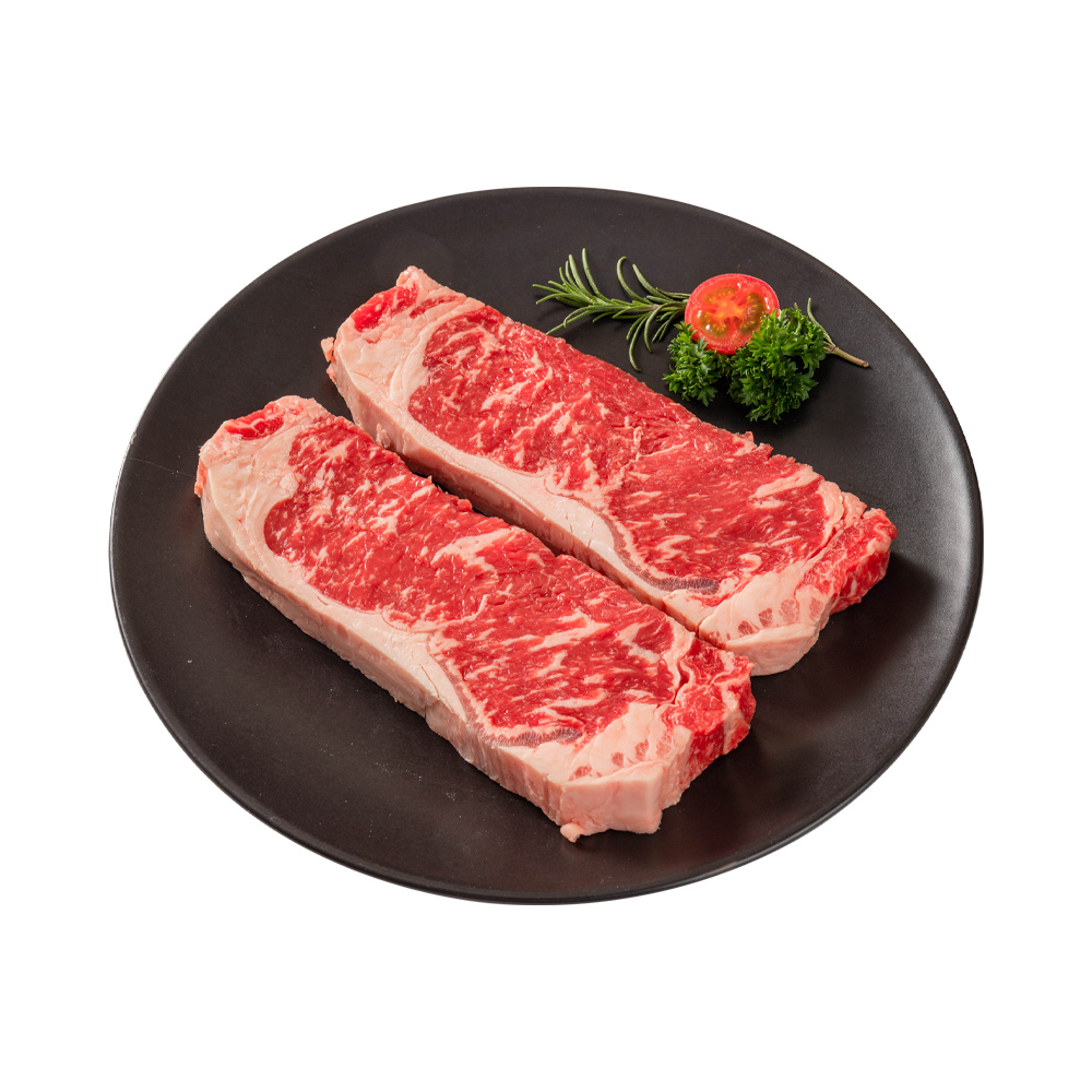 盒漫漫 澳洲黑安格斯谷饲150天M2+西冷牛排 400g