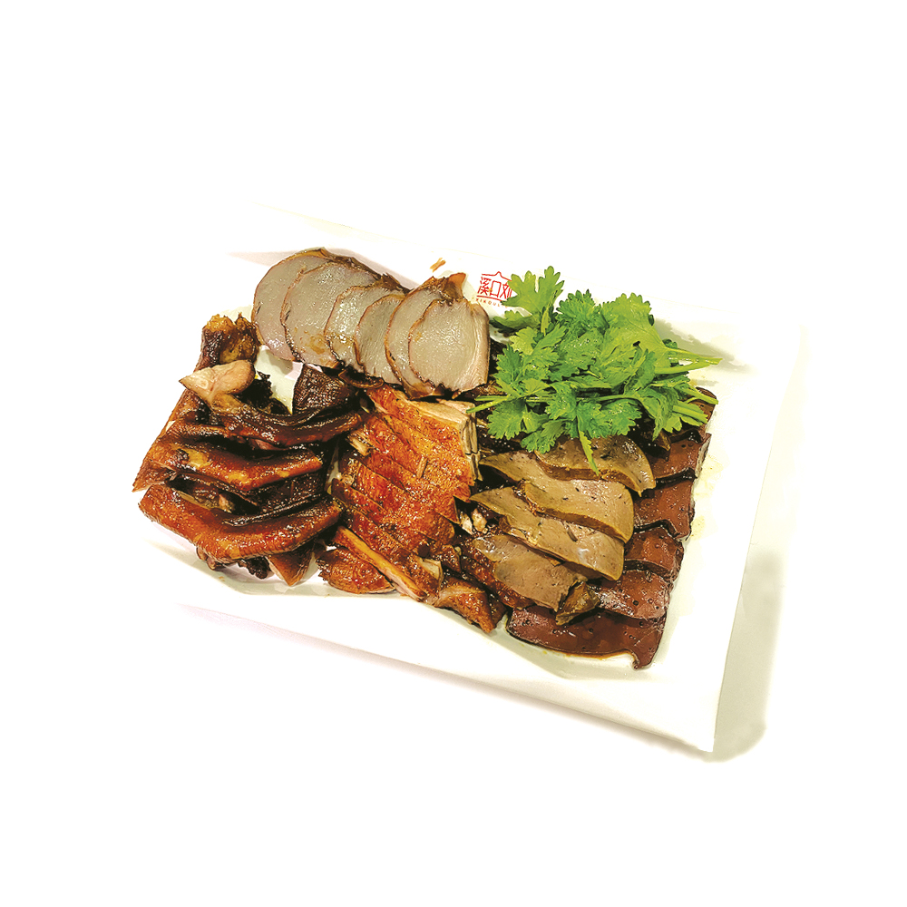 狮头鹅四珍拼盘-溪口刘·鹅肉宴