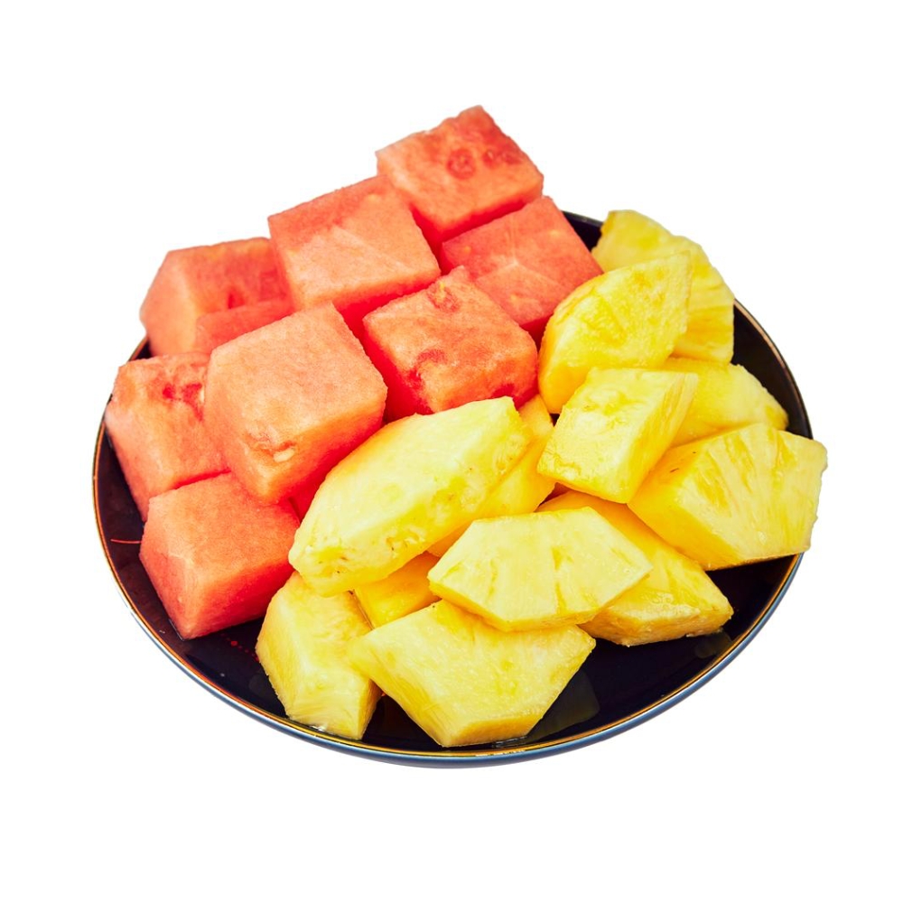 【鲜果切】2拼(西瓜+凤梨) 500g