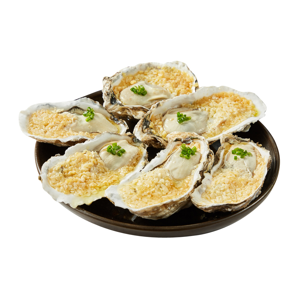 【烧烤季】蒜蓉烤生蚝(6只)