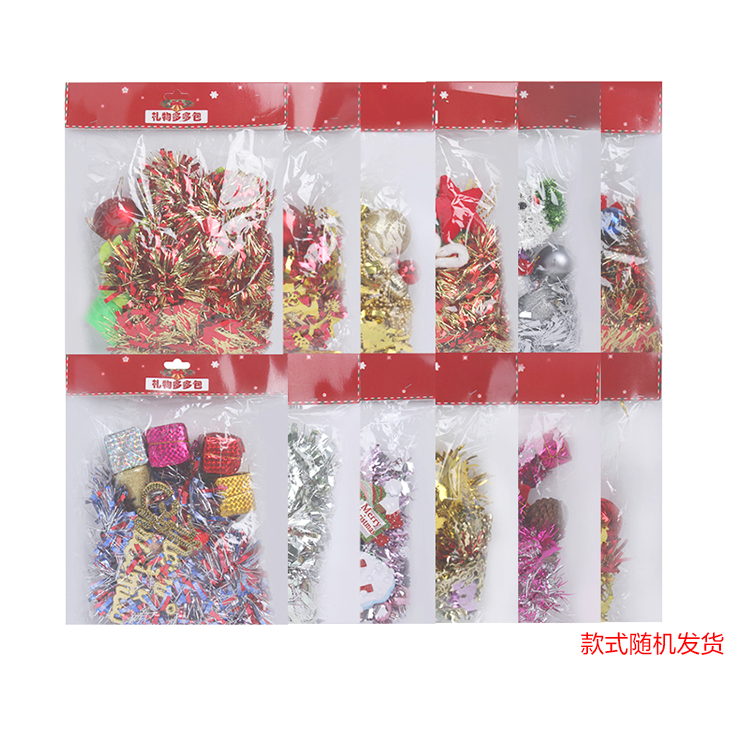 新新精艺 圣诞树装饰配件组合 (彩带+挂饰)