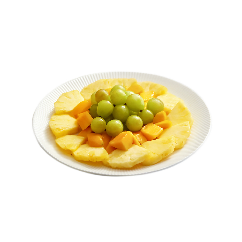 【鲜果切】芒果+青提+凤梨—福气果切