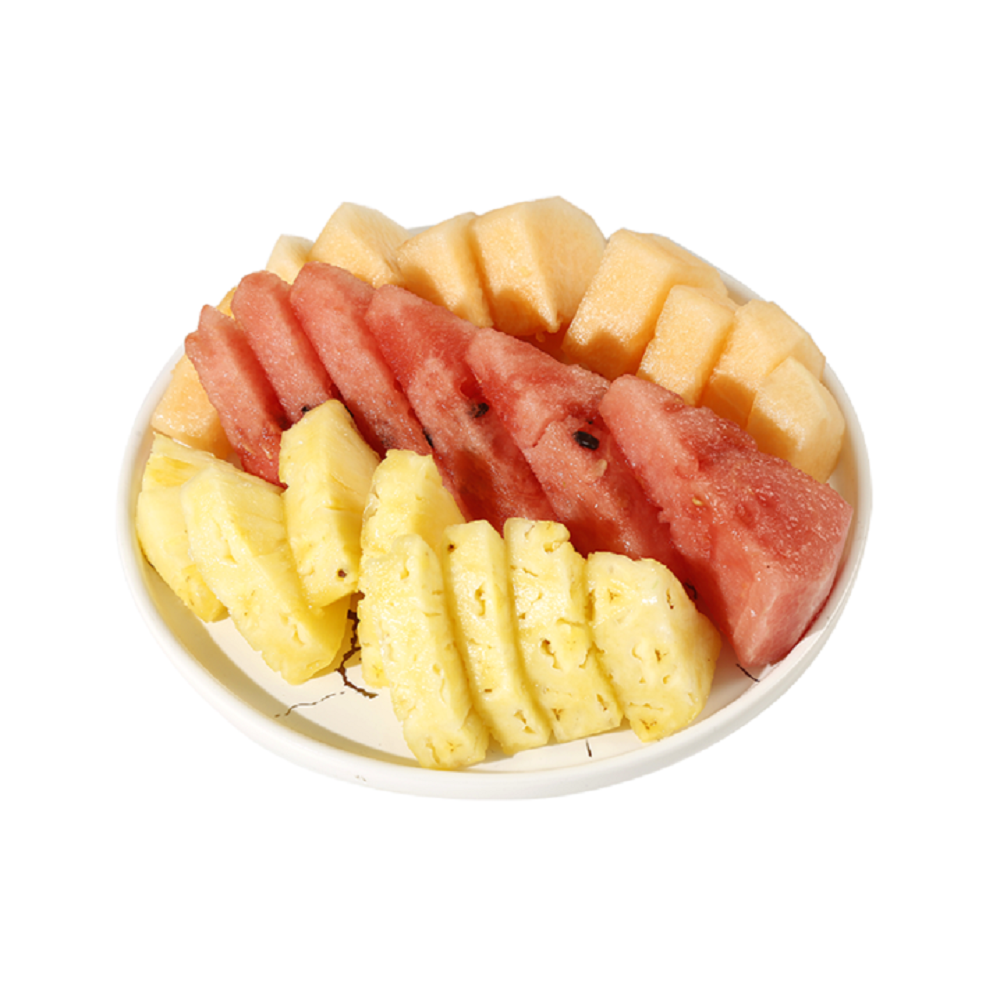 【鲜果切】3拼(西瓜+凤梨+蜜瓜) 500g