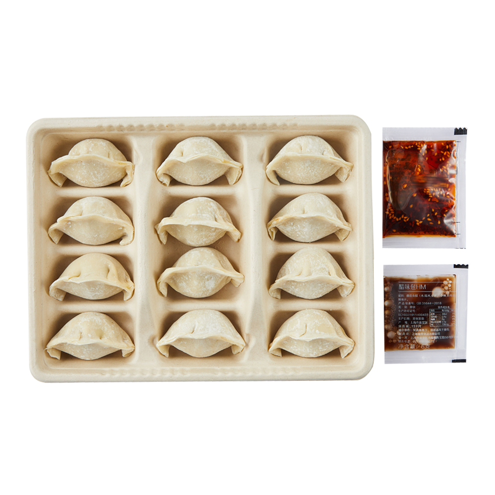 【手工现作】盒马工坊 韭菜鸡蛋水饺-生 250g