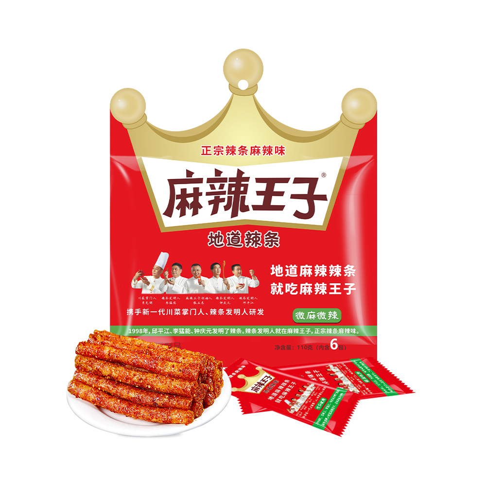 麻辣王子 地道辣条(微麻微辣) 110g