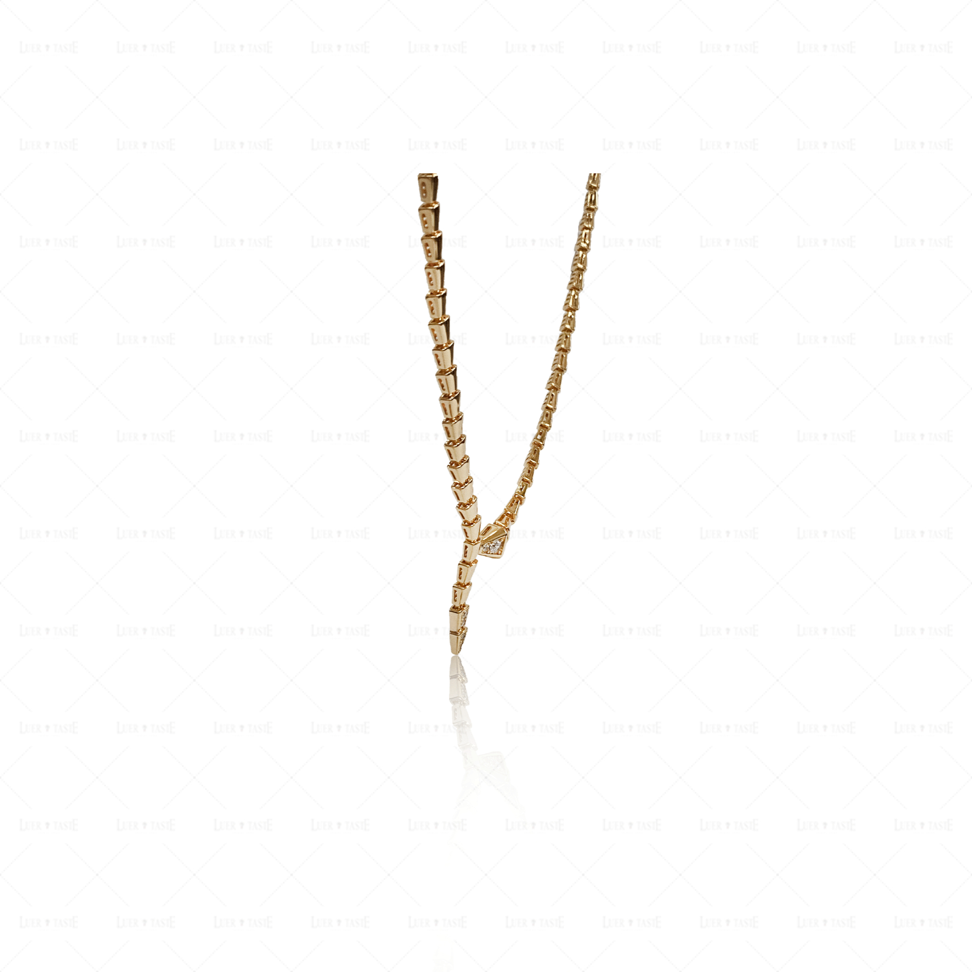 铜合金项链 定制欧货V版-9969经典气质蛇骨项链