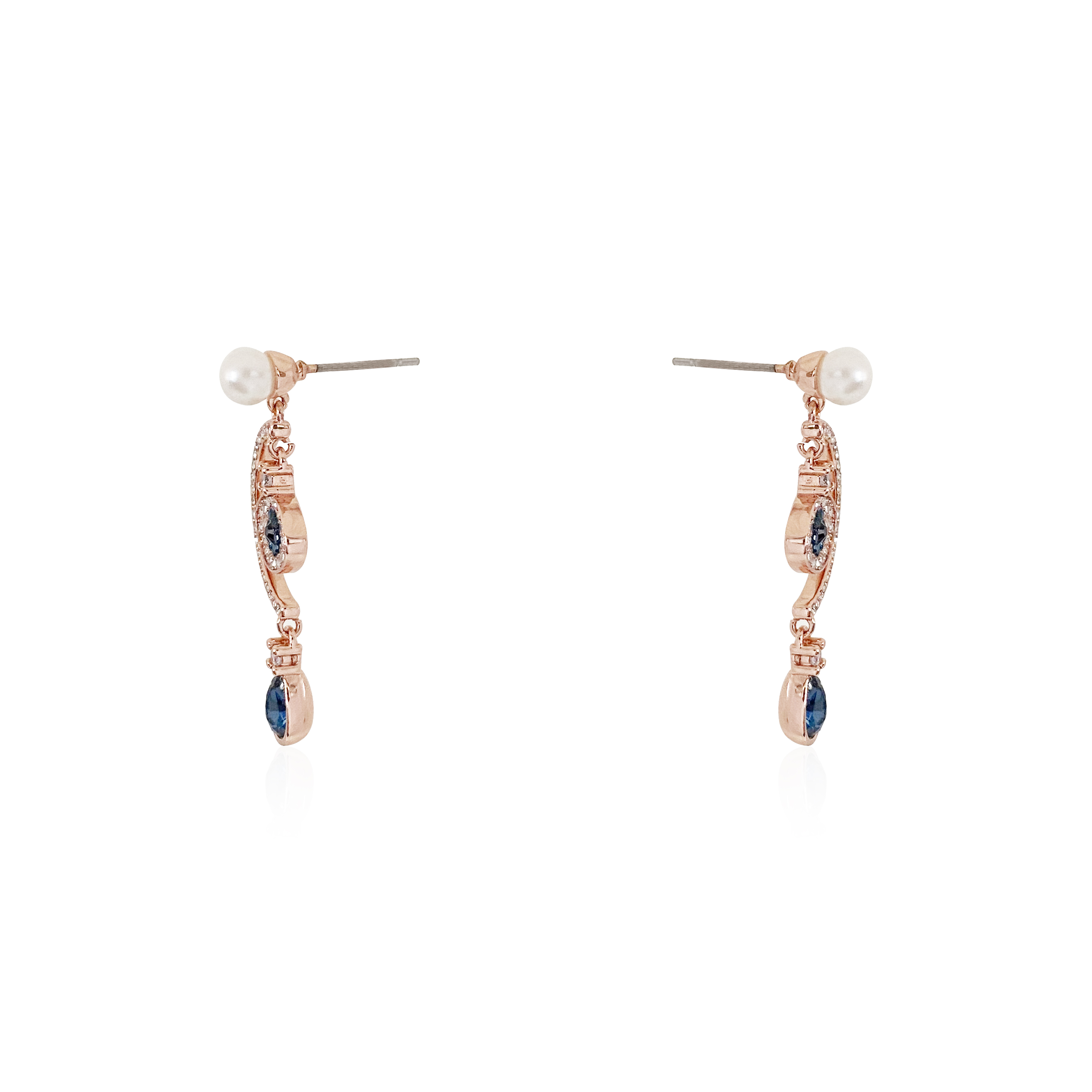 铜合金珐琅耳饰 欧货DP高品耳钉-1170