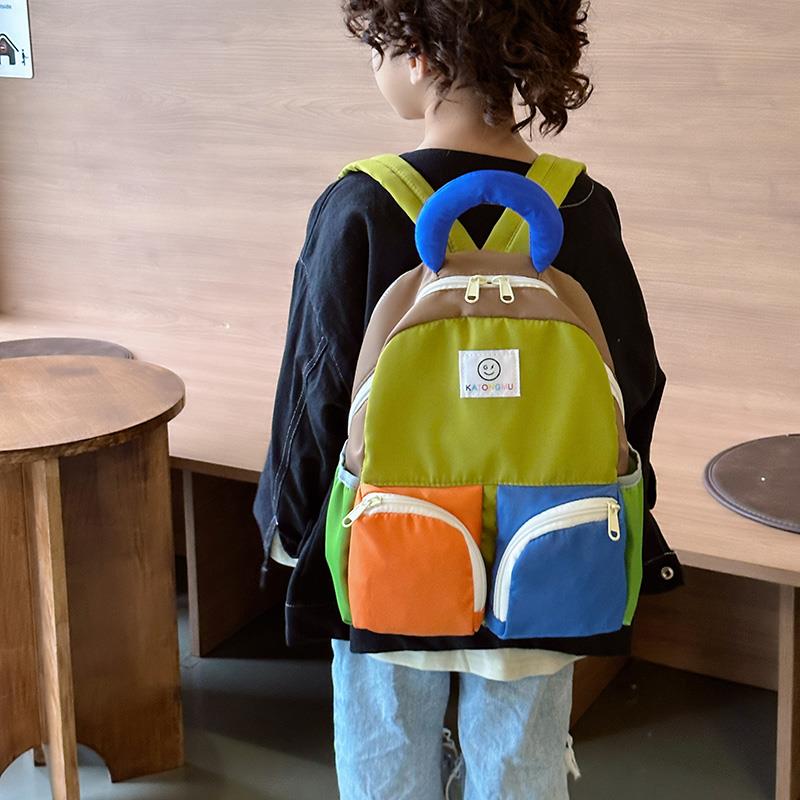 幼儿园书包男孩新款轻便大容量双肩包2023新款女孩宝宝学生背包潮