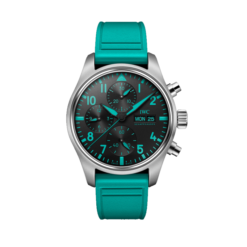 99新 IWC/万国 飞行员/二手男表/IW388108/41表径/amg马石油全套