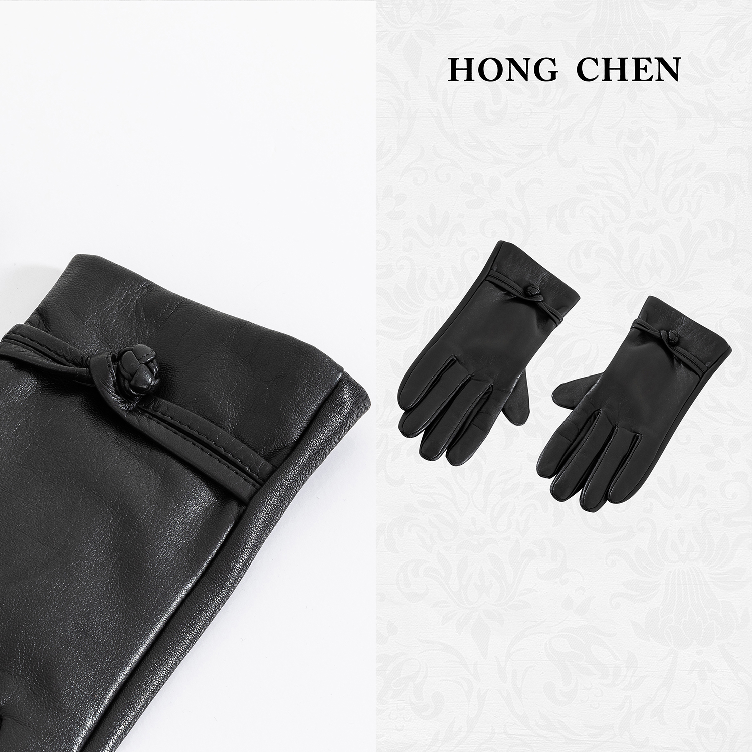 【虹辰·进口羊皮手套】高端显高贵百搭手套高级舒服轻奢日常-HC1681