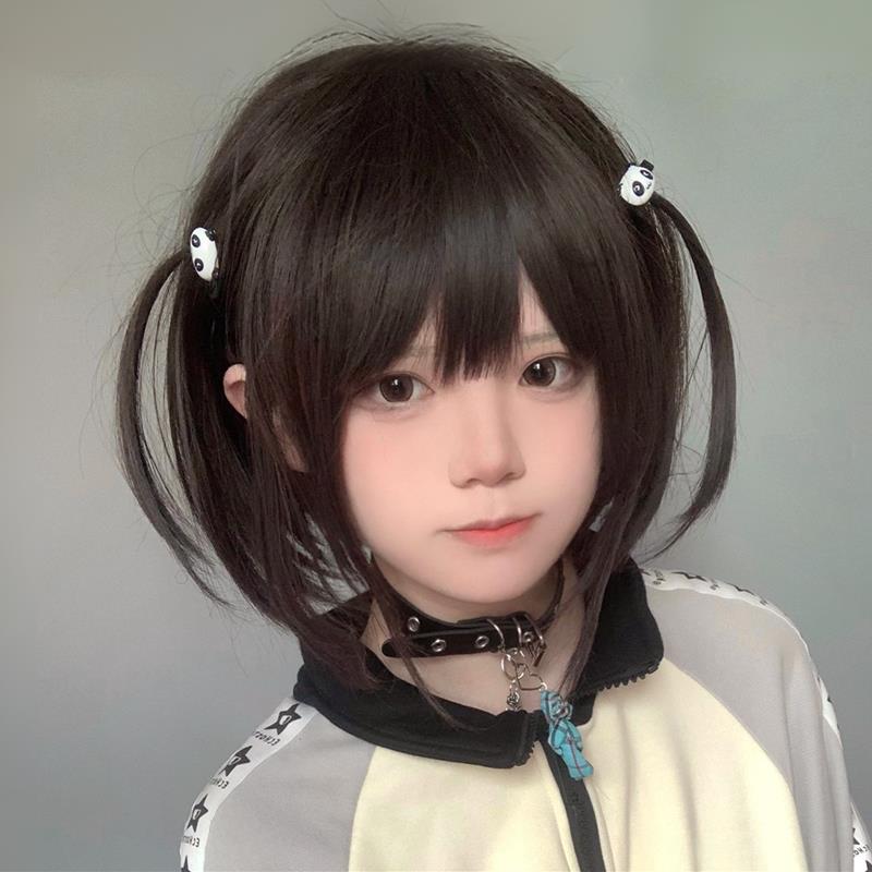 假发女短发Lolita同款bobo头甜美可爱蓬松自然日系仿真拍照全头套