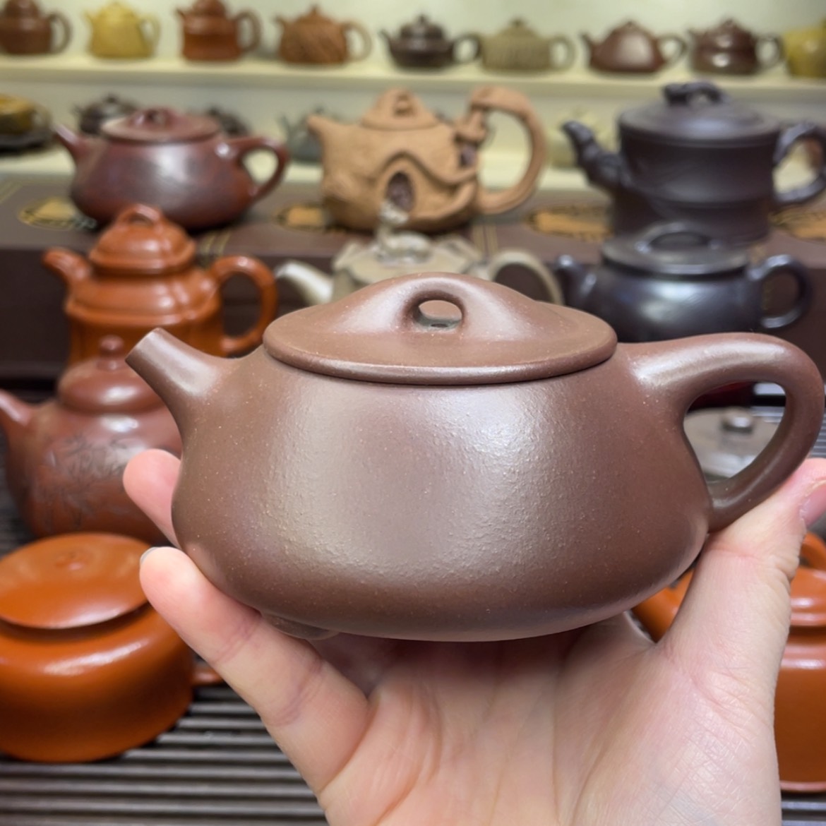 【闪购商品】紫砂茶壶懒*猫微瑕