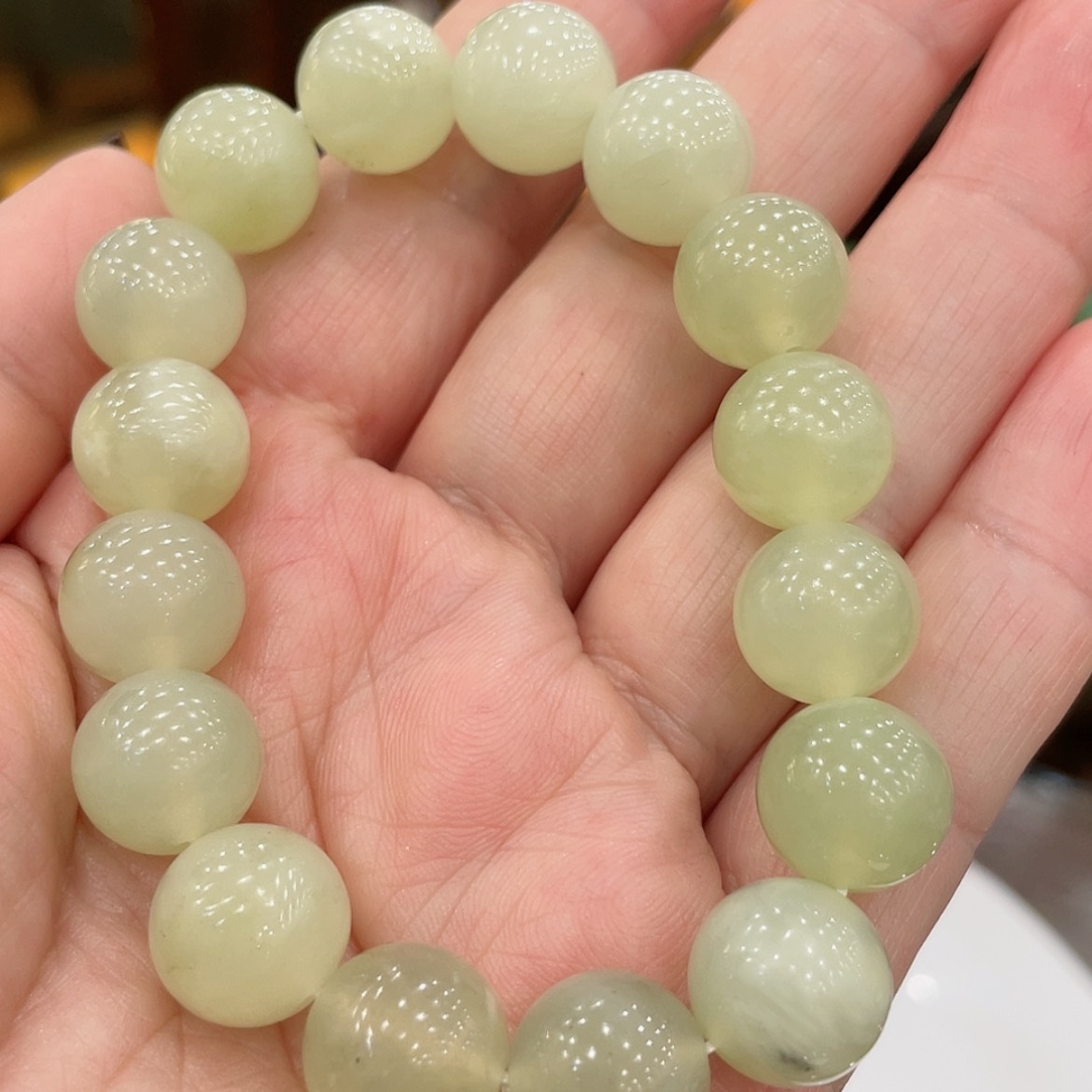 【闪购商品】蛇纹石玉颈饰未镶嵌尘**事