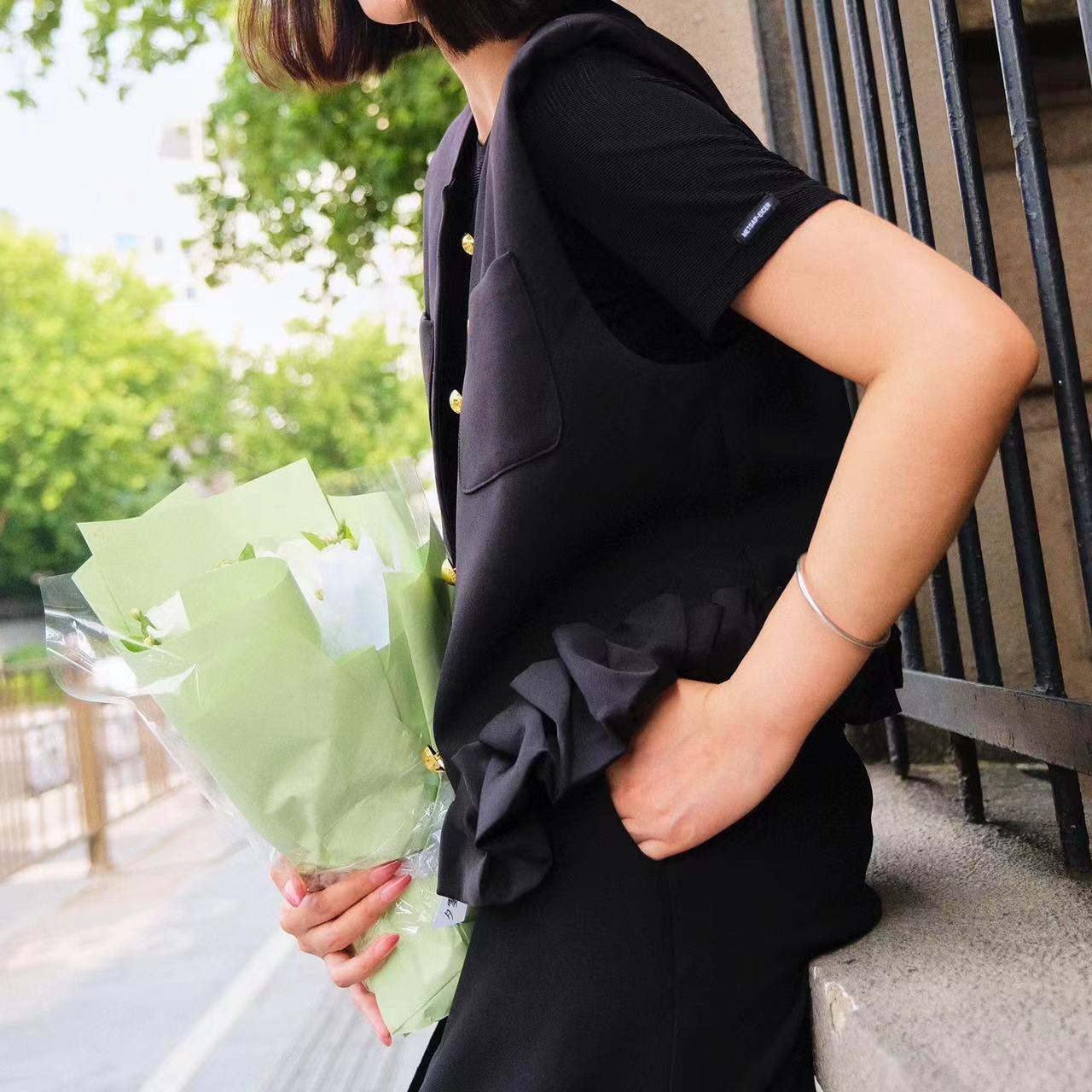 高品孤品上衣连衣裙套装搭配