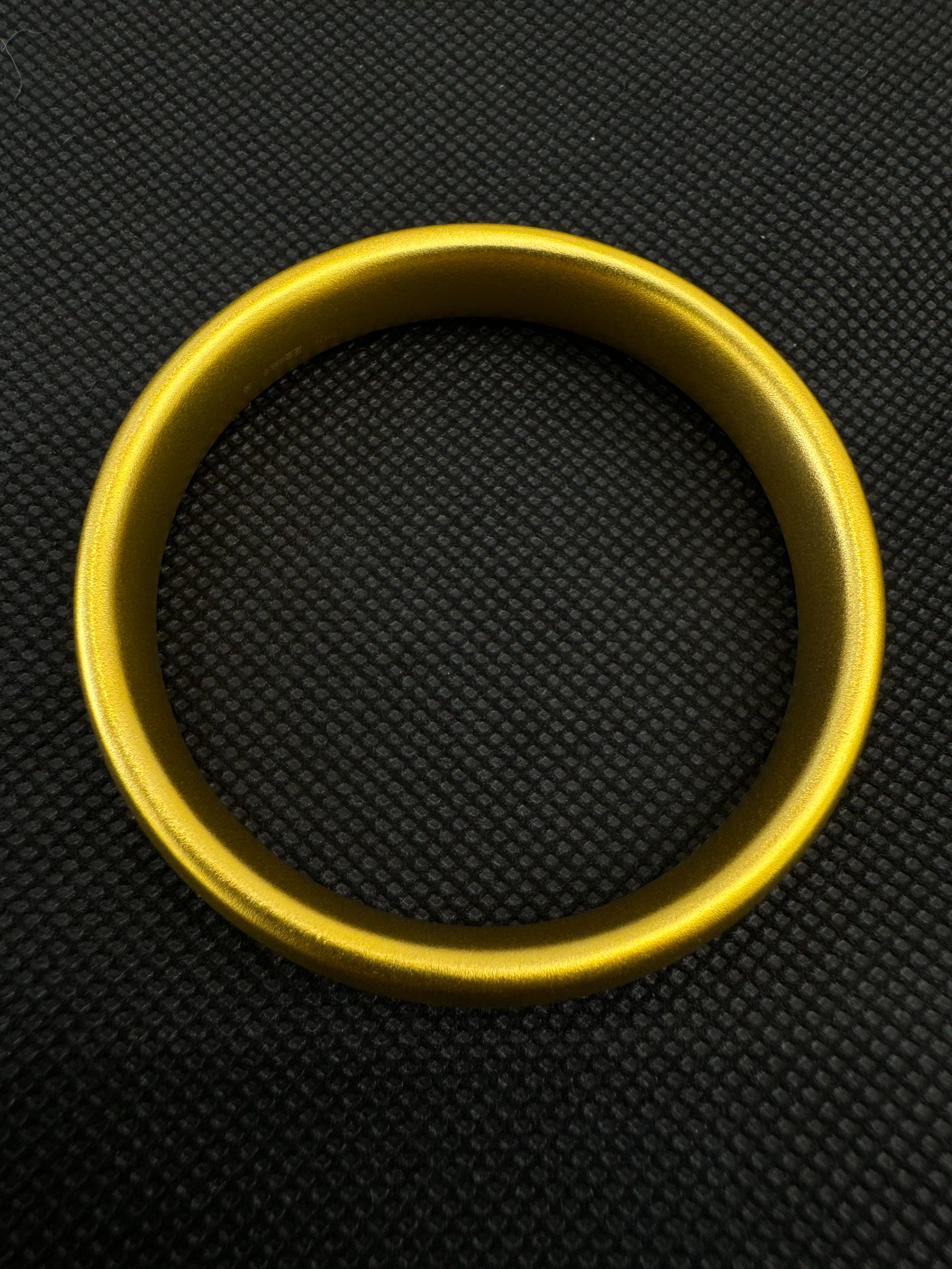 黄金手镯足金9999素圈好看大气