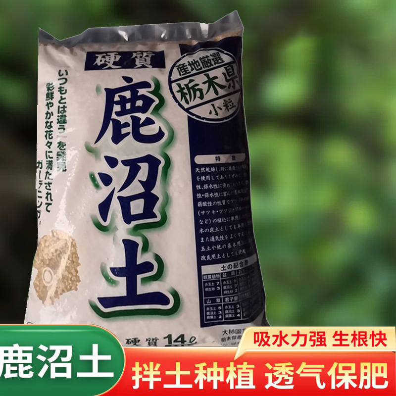 日本进口鹿沼土颗粒小多肉铺面石种植土肉肉专用土硬质月季营养土