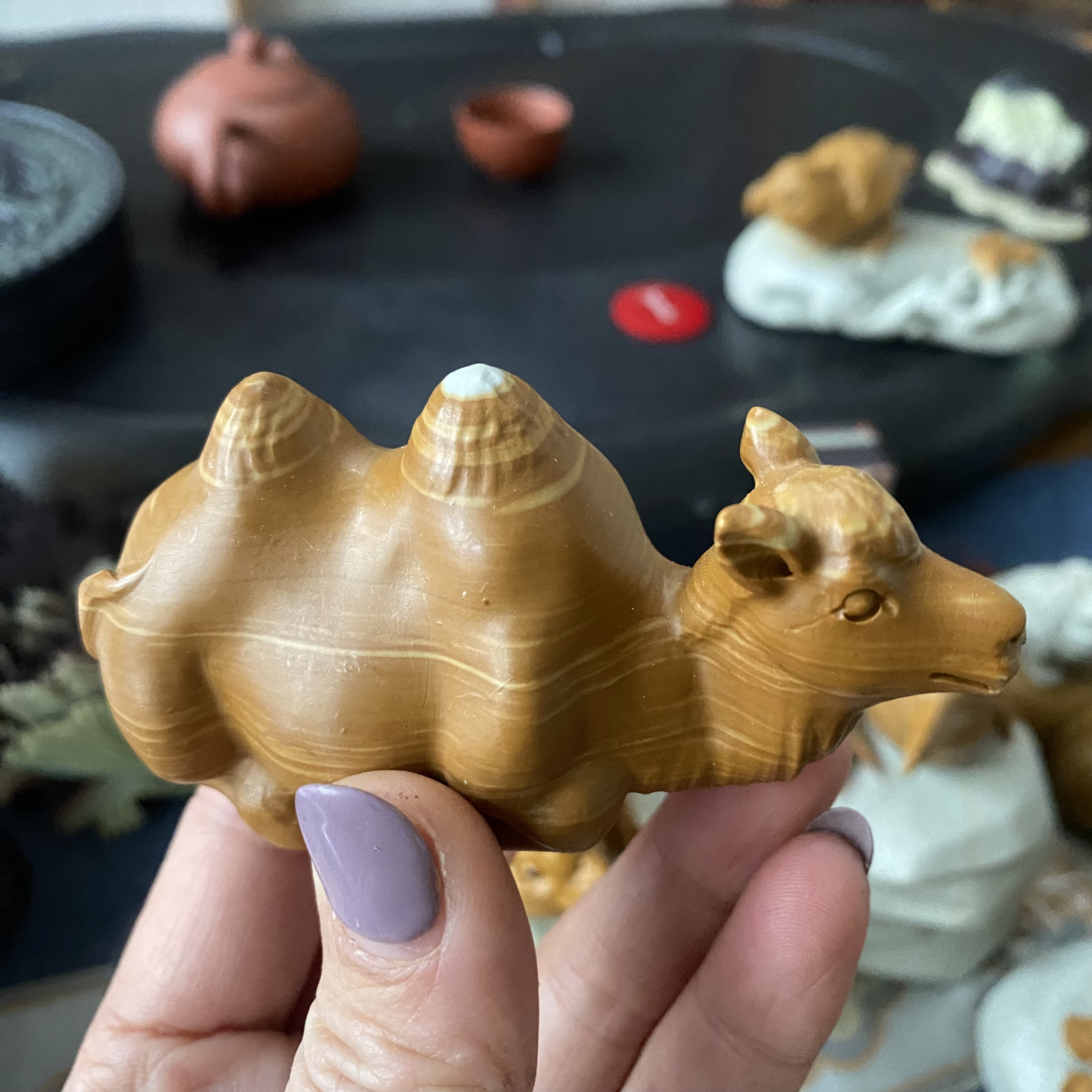 金包玉石创意茶宠摆件