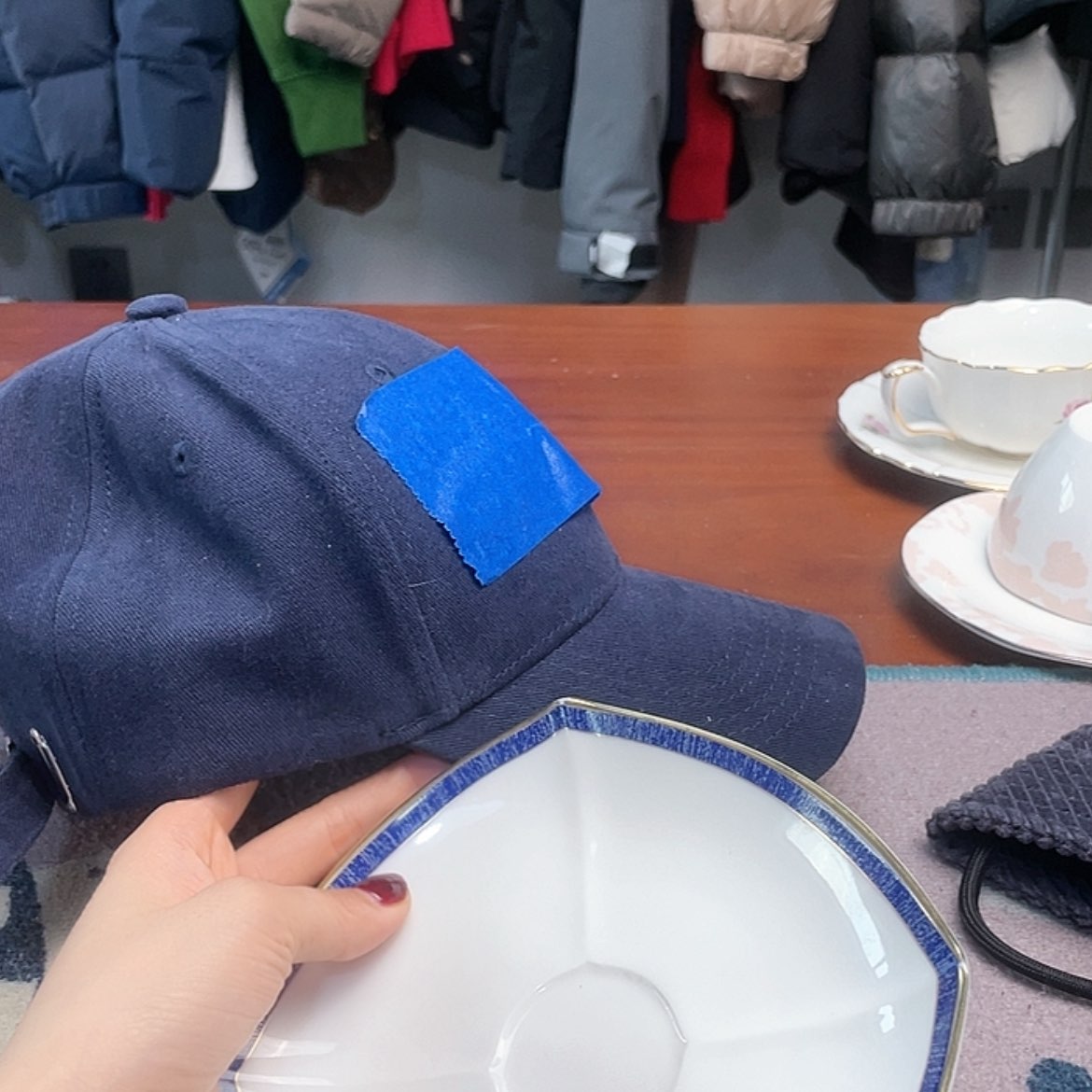【闪购商品】瓷片蓝色