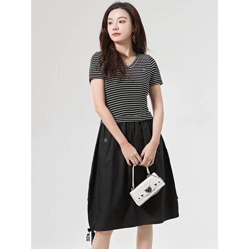 【Z451】2023新款时尚修身高端气质洋气连衣裙【直播间实物为准】