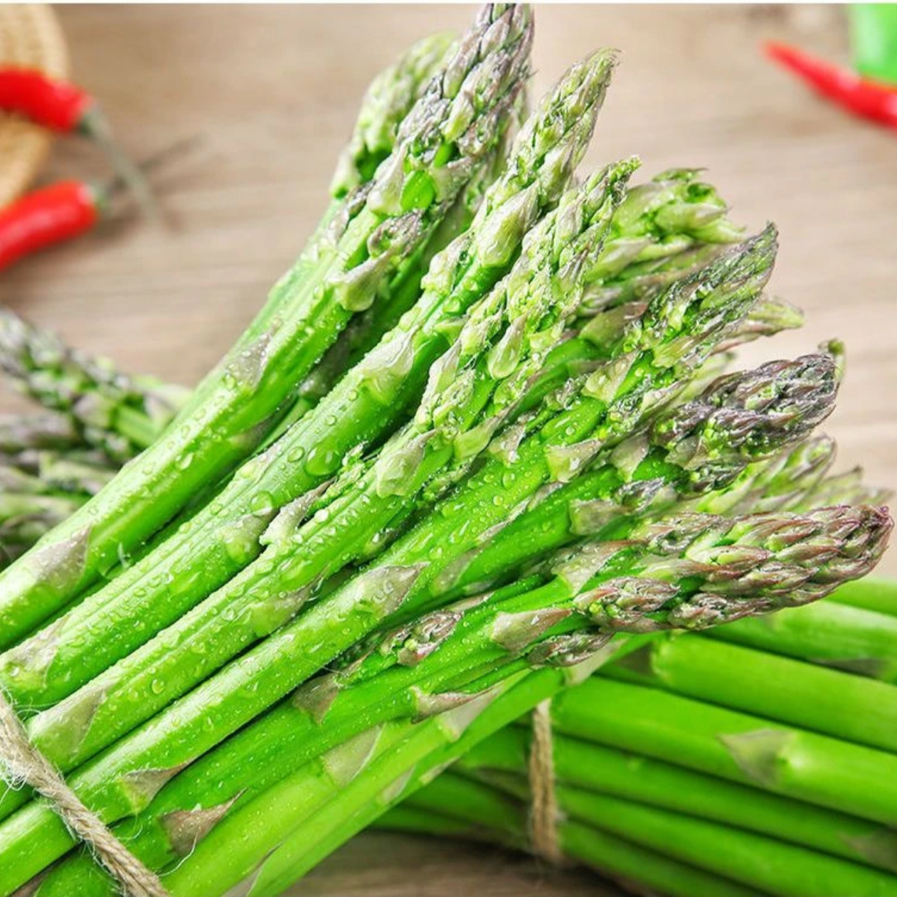有机转换期  新鲜现采绿芦笋当季营养蔬菜宝宝辅食健身人士