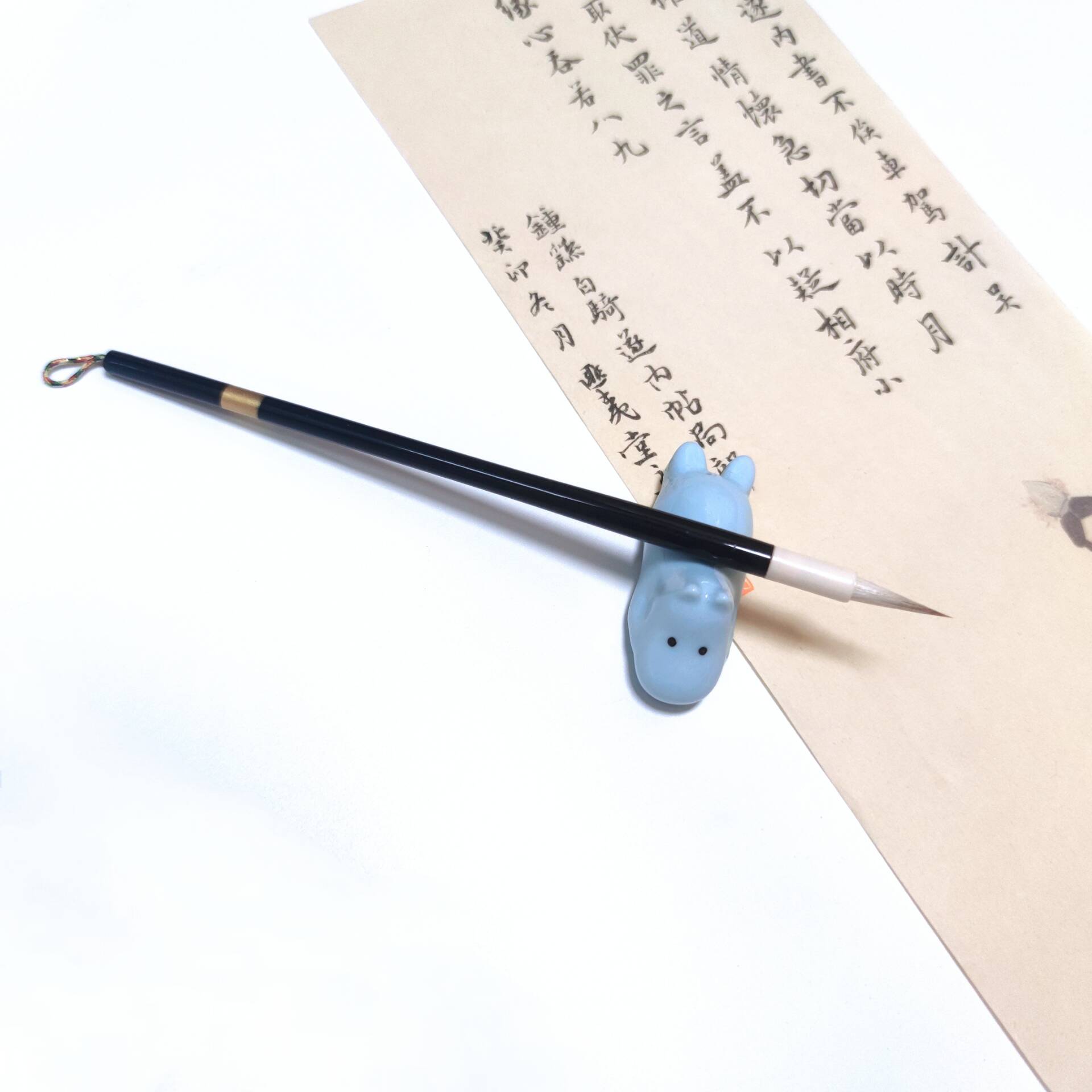 毛笔小楷出峰2.0cm口径0.5cm聚锋好弹性佳文征明小楷临摹小楷描红