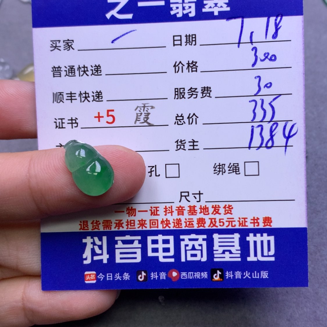 【闪购商品】翡翠颈饰未镶嵌_****r翡翠
