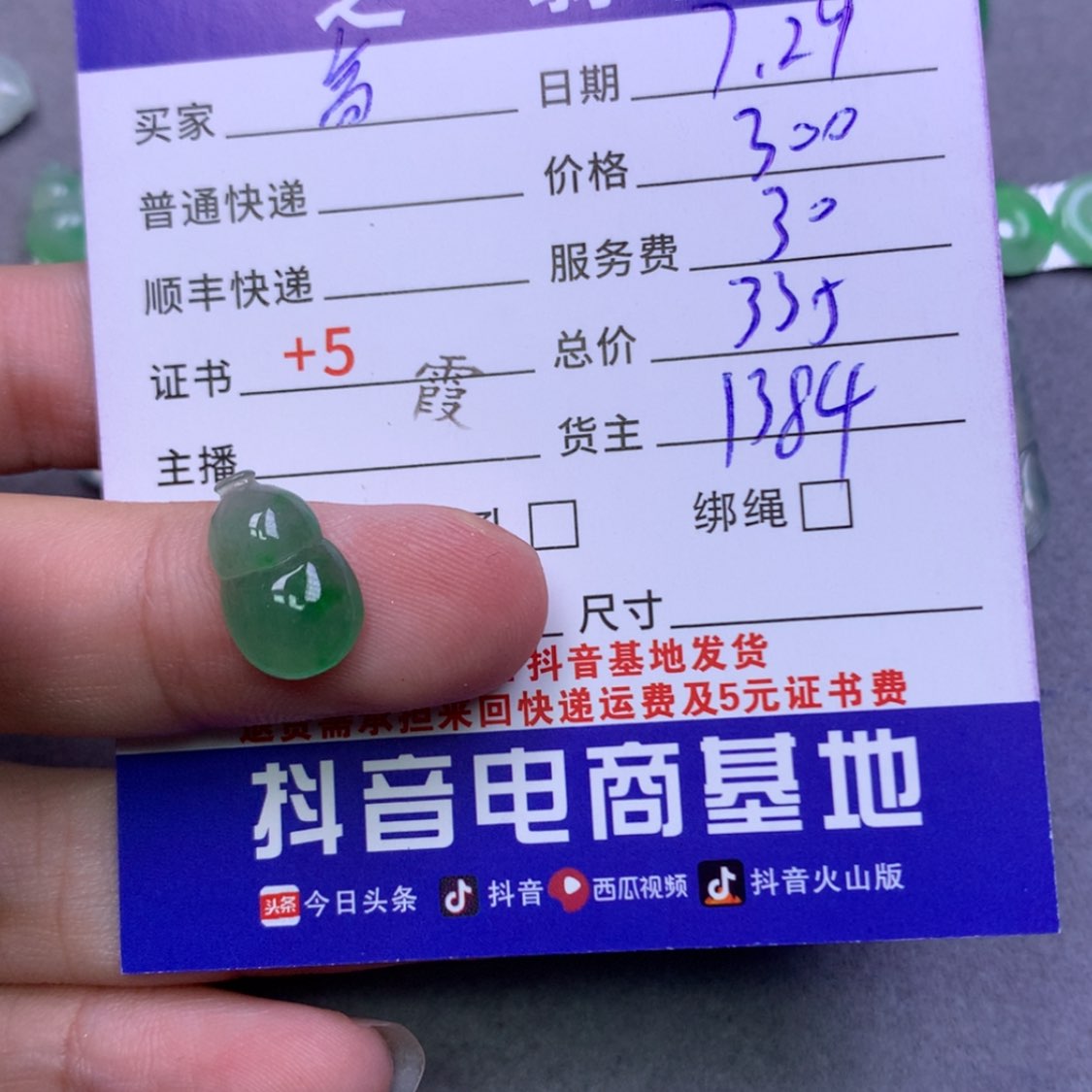 【闪购商品】翡翠颈饰未镶嵌高****?