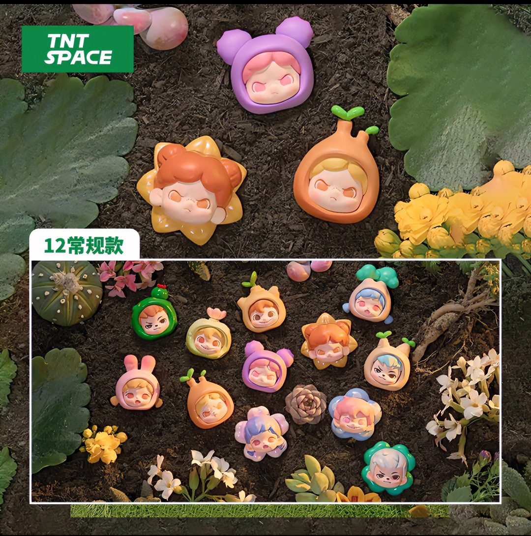 【拆盒】TNT植物研究所盲盒mini萌粒2代手办DIY桌面摆件潮玩礼物女