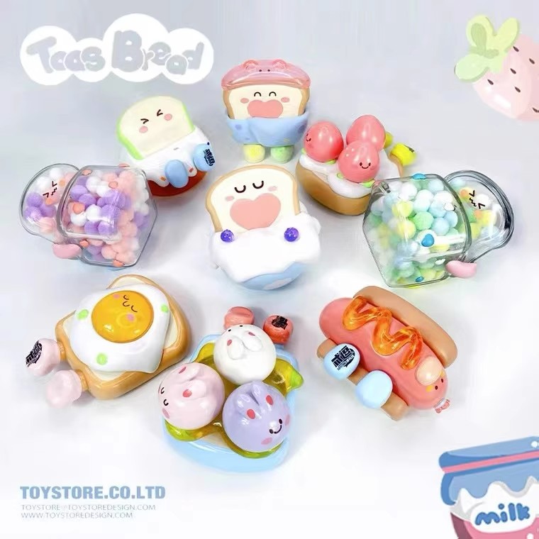 【拆盒】正版现货烤小包2代系列盲盒创意公仔玩偶潮玩可爱礼品摆件