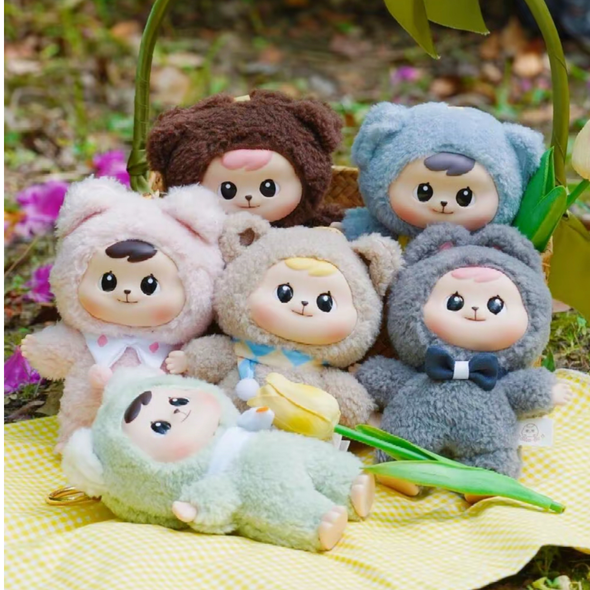 【拆盒】Baoao 抱抱系列毛绒盲盒搪胶可爱礼物毛绒挂件潮玩摆件女生