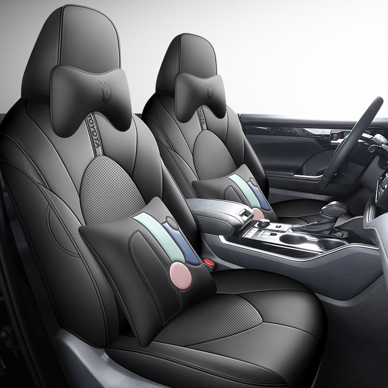 丰佃汉兰达座套7座5座专用坐垫2023款四代七座全包汽车座椅套夏季