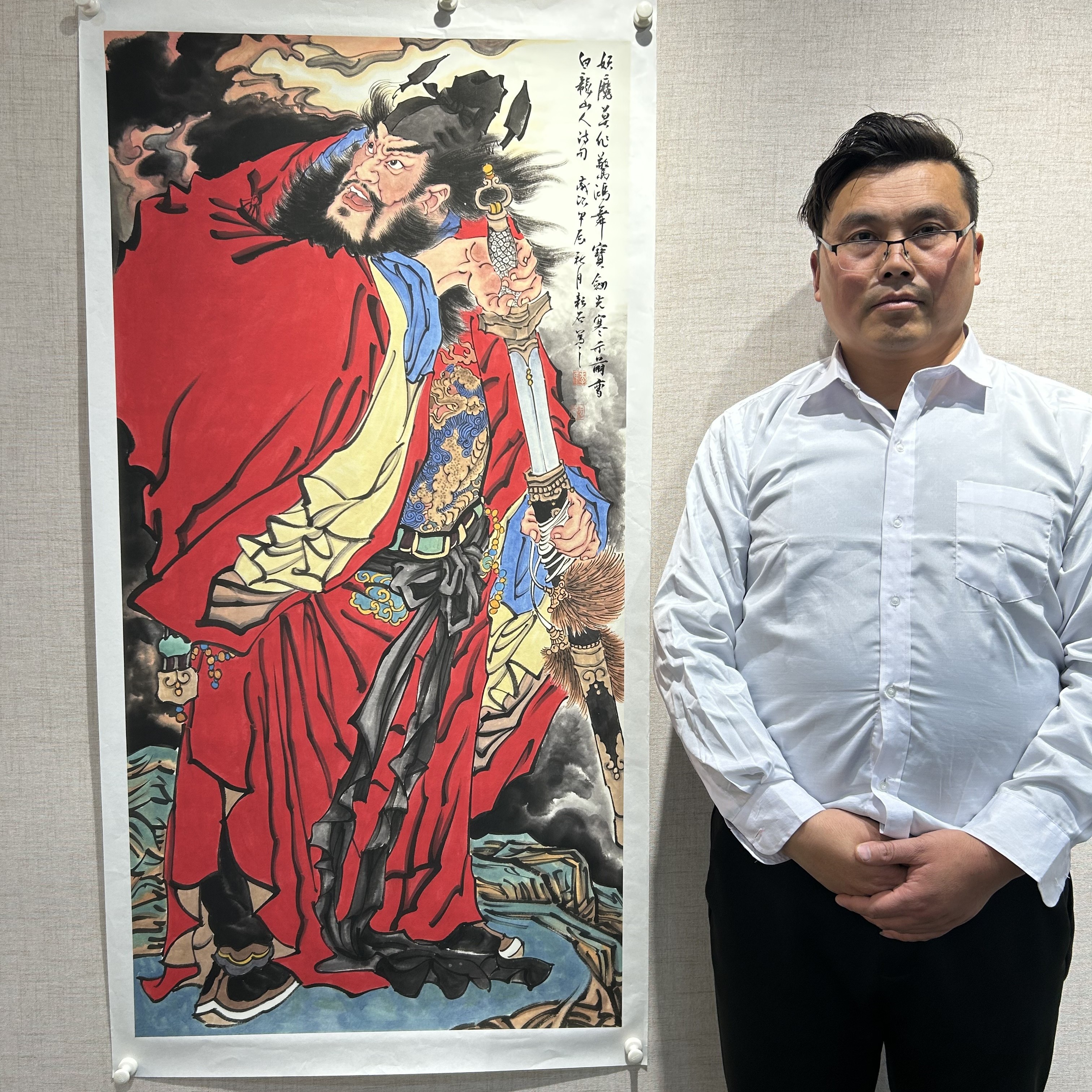 李耘石老师写意钟馗作品