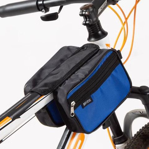 山地自行车通用梁包水壶包放雨衣矿泉水前梁包儿童上管包单车配件