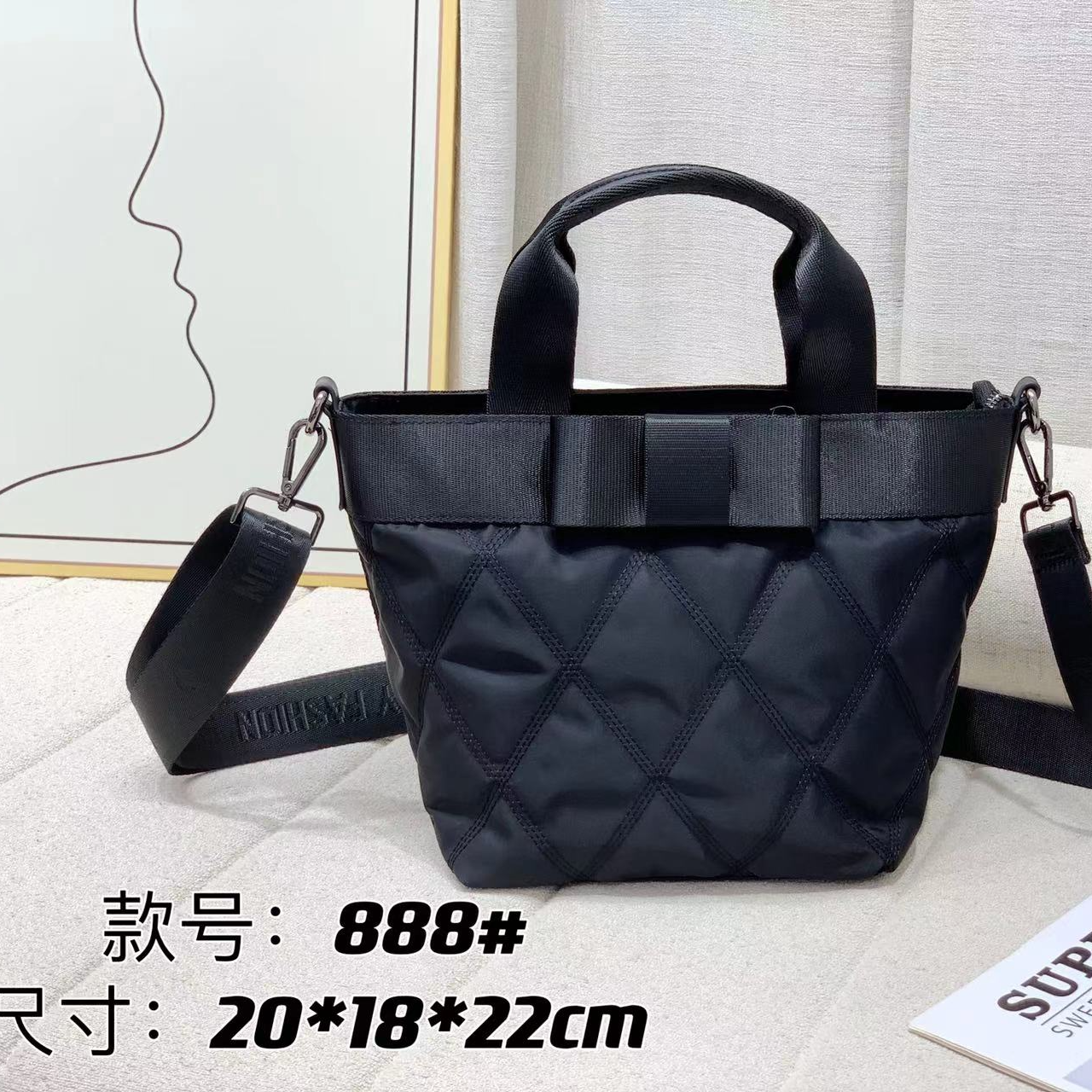 【黑色888#】日本原单百搭休闲包包斜跨女包包2024款网红轻奢包潮牌