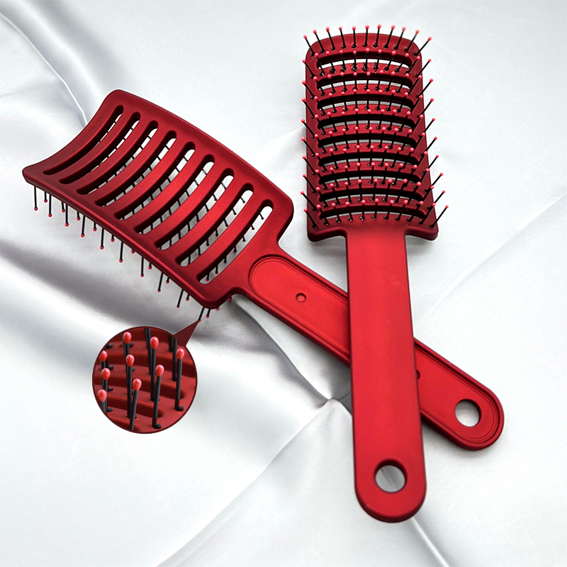 （粉丝专属）排骨美发造型梳子蓬松 直发卷发按摩梳子大弯梳弧形