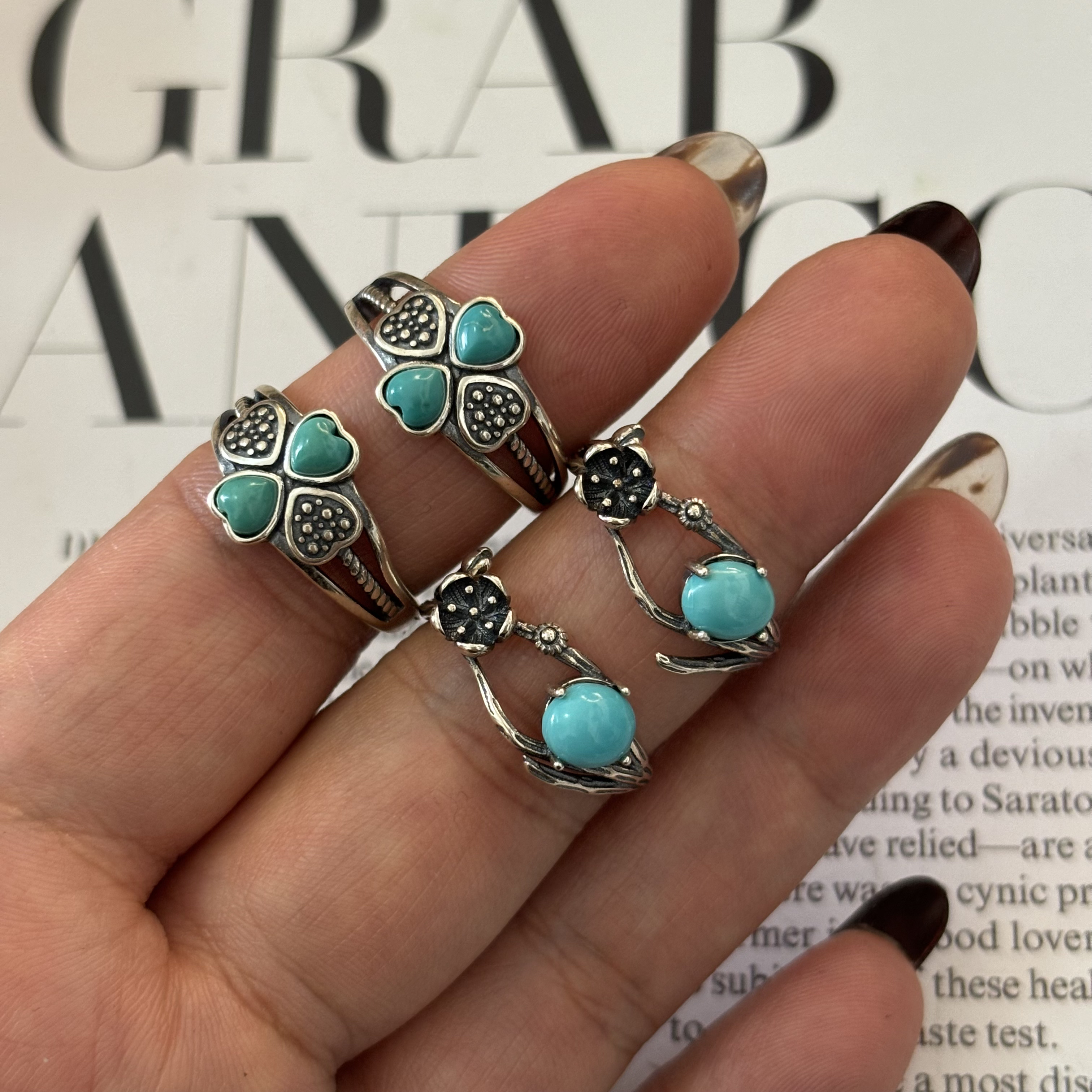 925银戒指 【松秀饰品】原石松松 简约设计款