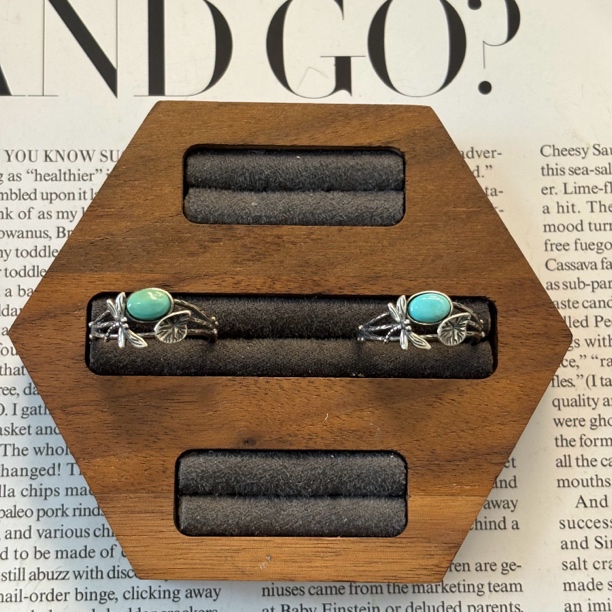 925银戒指 【松秀饰品】原石松松 设计款 个性时尚