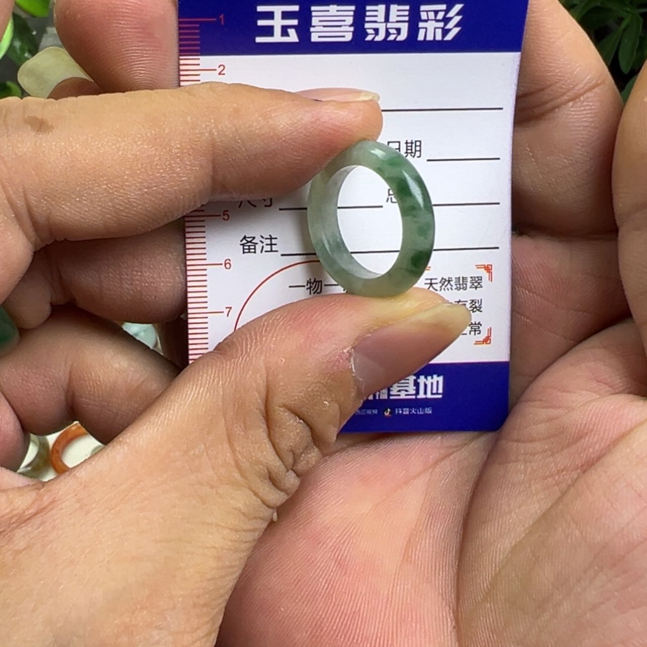 【闪购商品】翡翠戒指未镶嵌10号圈口缅料翡翠戒圈（福利款）