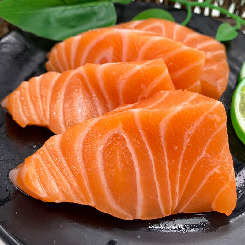 【直播专属】挪威三文鱼中段鱼腩现切冰鲜300~400克