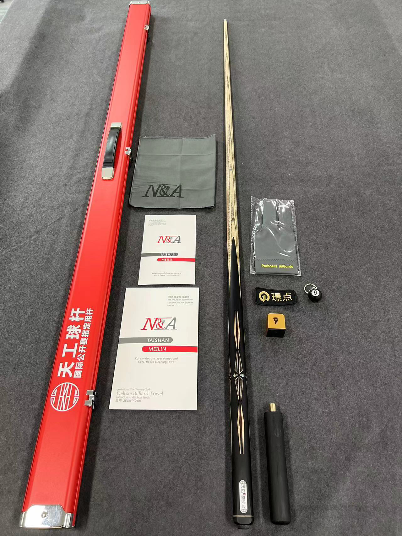 天工墨子三球杆台球小头杆中式八球杆小头杆天工墨子系列
