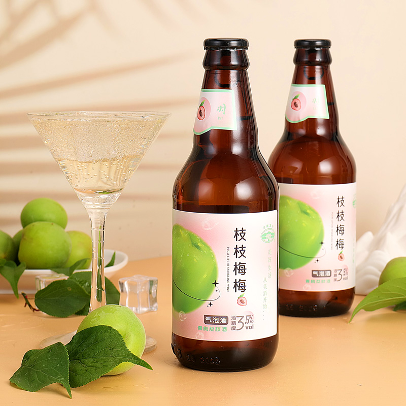 枝枝梅梅青梅气泡酒
