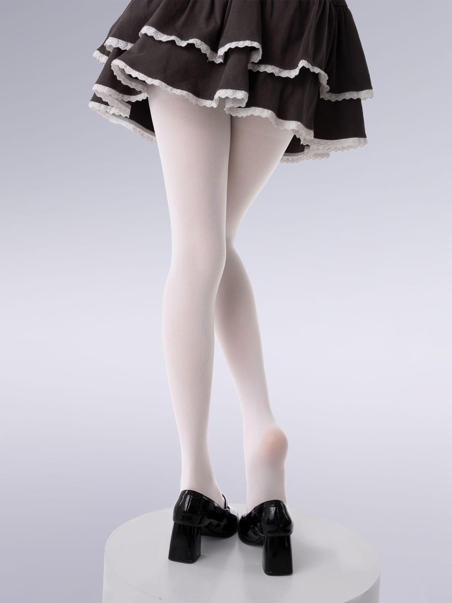 抵达一楼天鹅绒显瘦丝袜芭蕾风少女连裤袜日系jk白丝洛丽塔打底袜