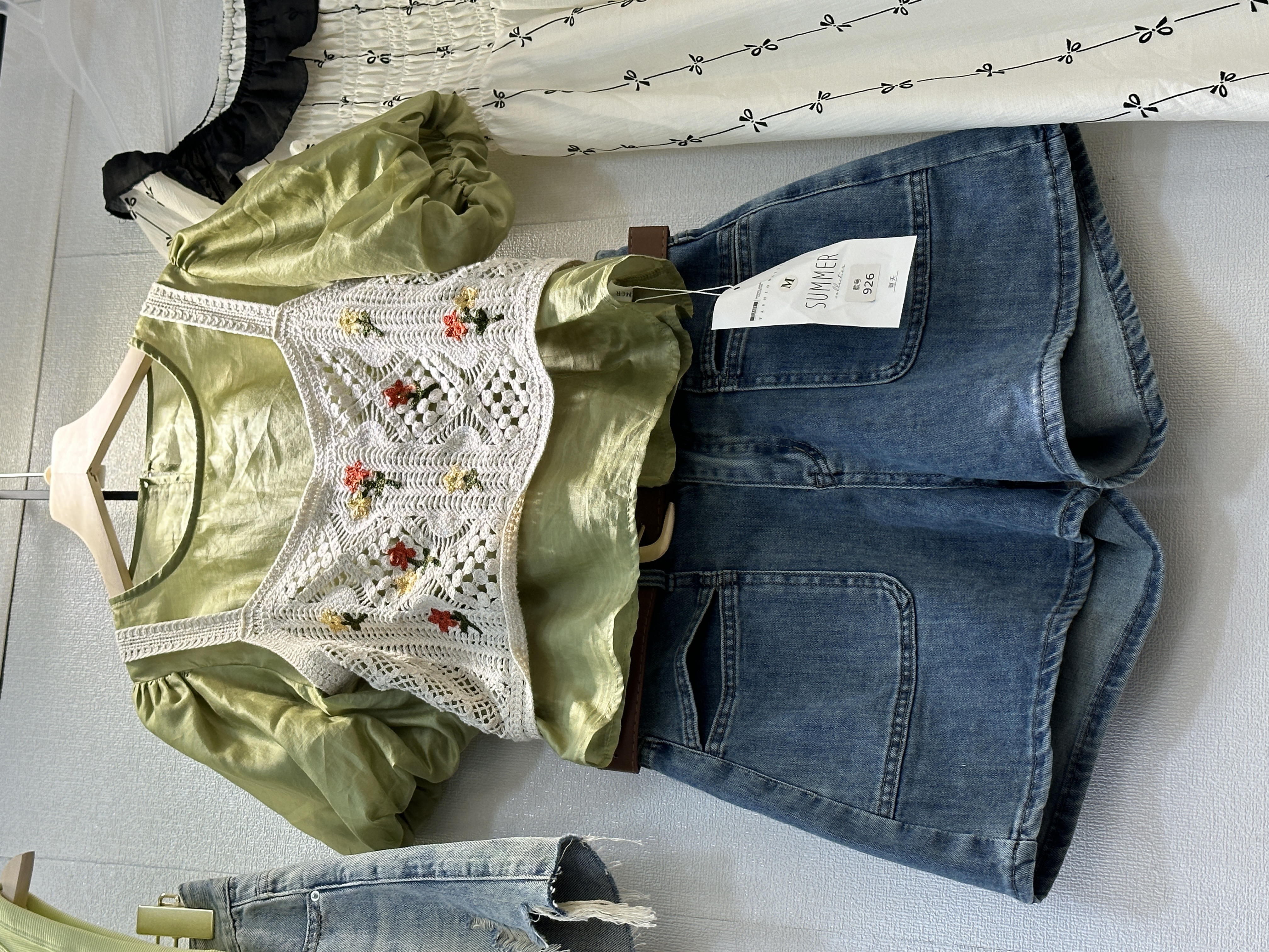 苍瑶两件套上衣