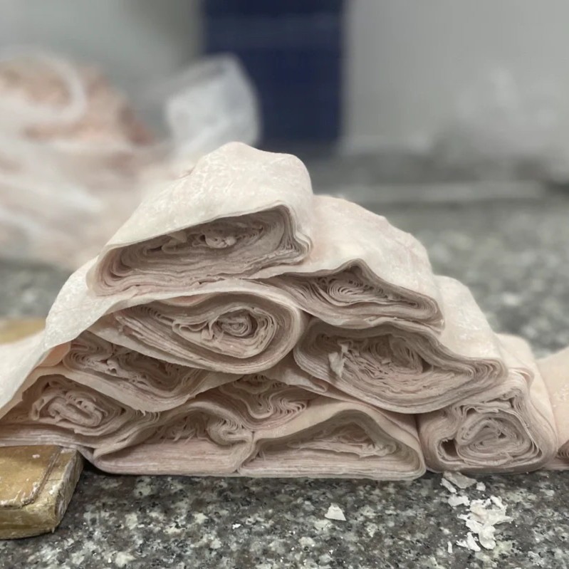 曼曼燕皮包肉燕皮福州长乐漳港肉猪肉捶打燕皮1500g顺丰包邮