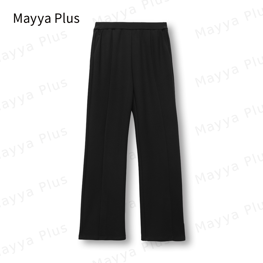 【显瘦微喇裤】Mayya Plus原创时尚气质新品显瘦遮肉休闲裤32337338