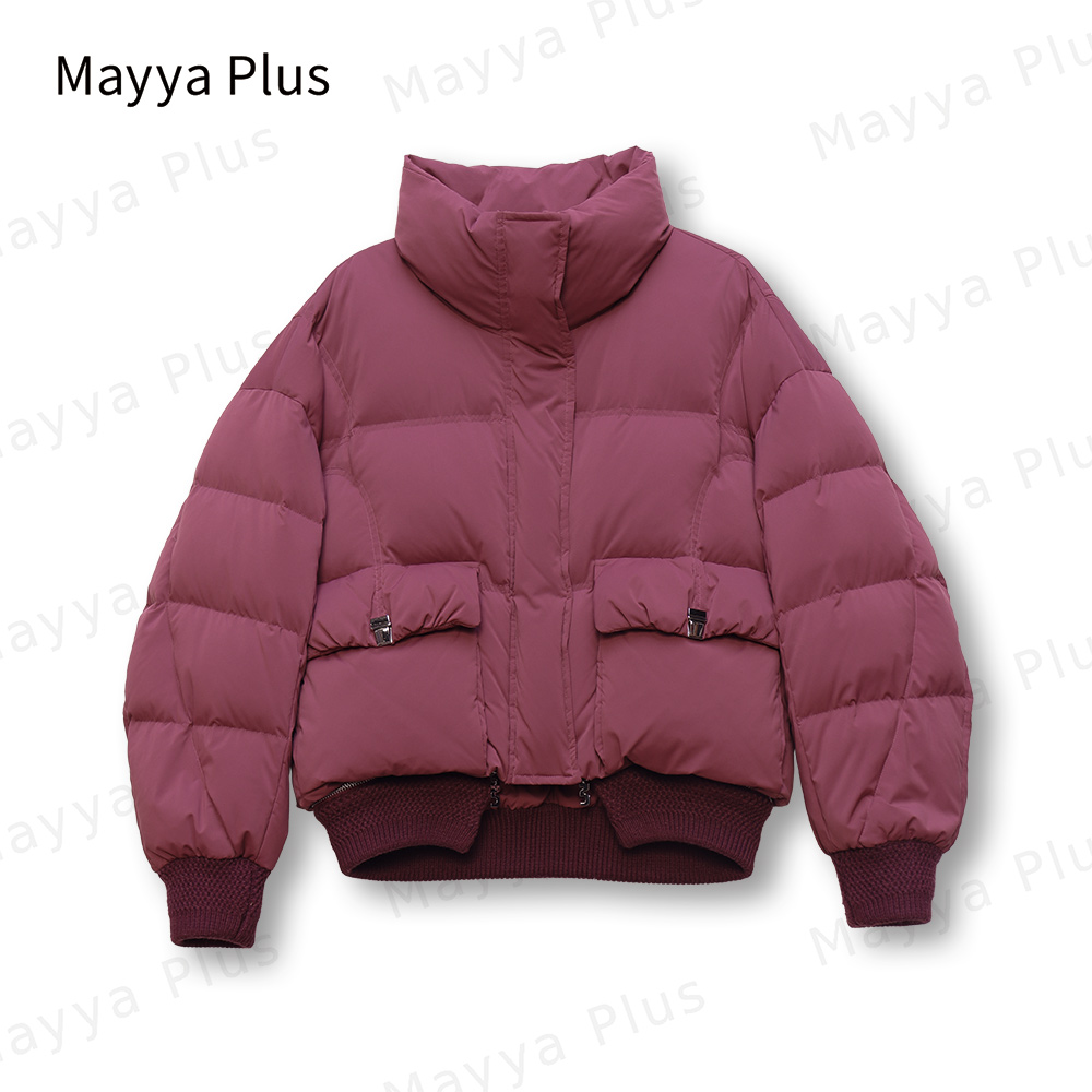 【冬日恋歌】Mayya Plus时尚气质新品显瘦遮肉百搭款羽绒服32346531